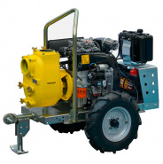 Дизельная мотопомпа Varisco VAR 4-100 MLD10 G10 TROLLEY